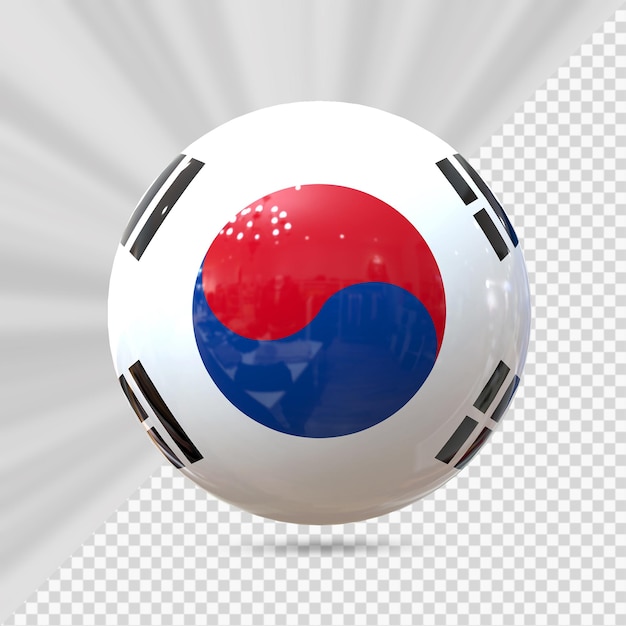 Icono de la bandera de Corea