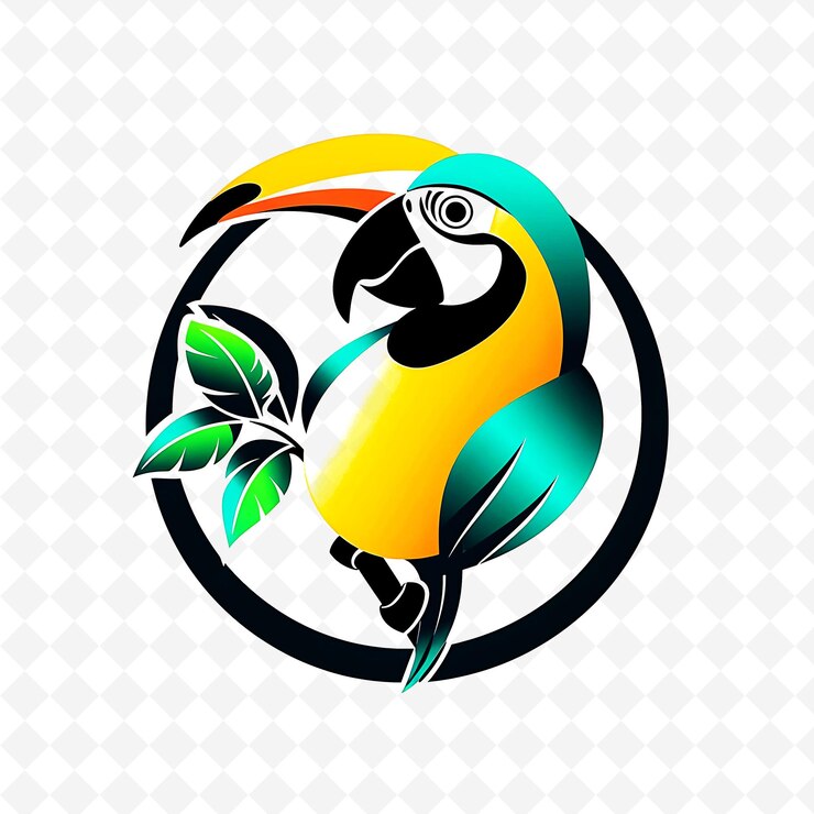 PSD icono de bebidas tropicales de papúa nueva guinea y diseño de logotipo de vector de naturaleza para marcas de bebidas