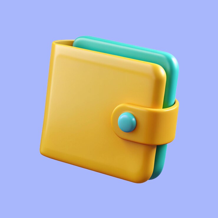 PSD el icono de la billetera 3d
