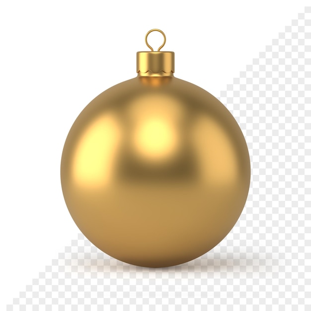 PSD icono de bola de navidad 3d