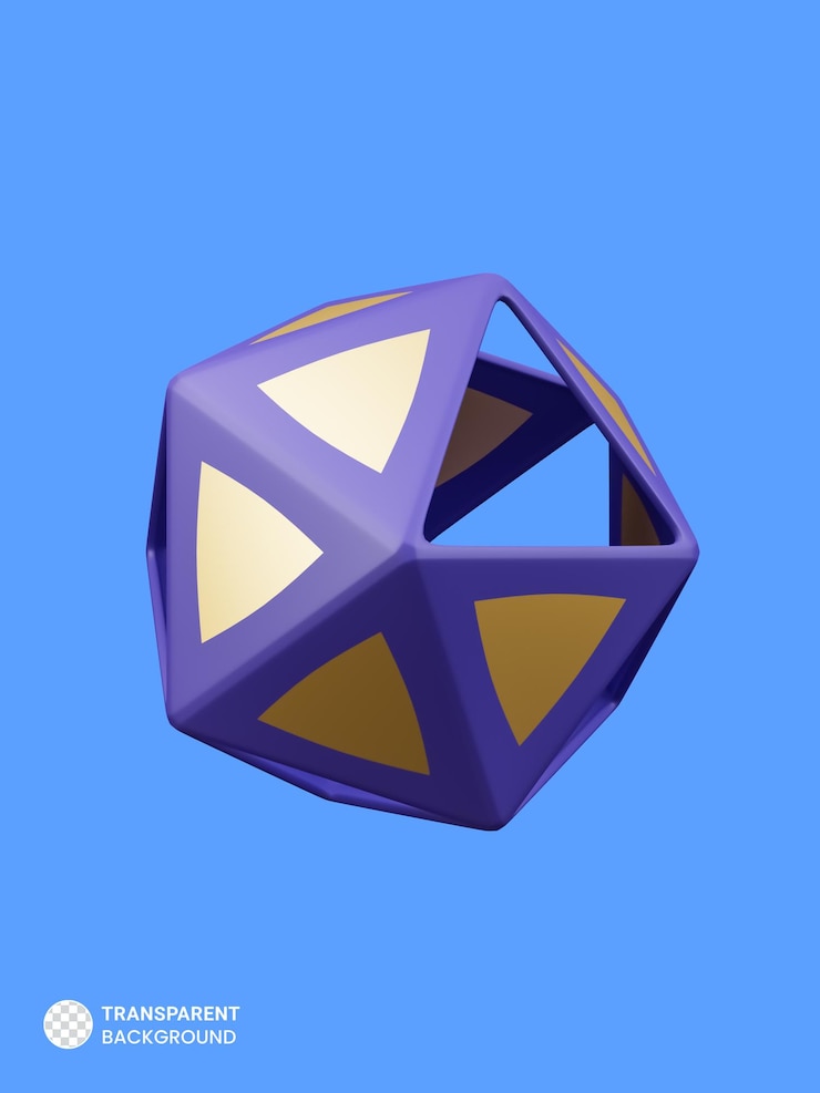 PSD icono de bola de navidad aislado 3d render ilustración