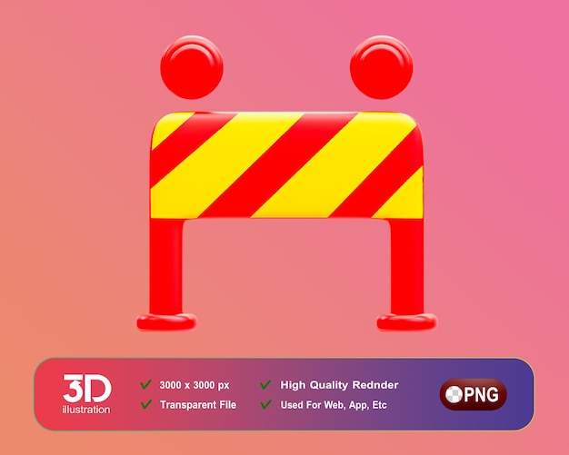 PSD icono de bombero 3d png 3d