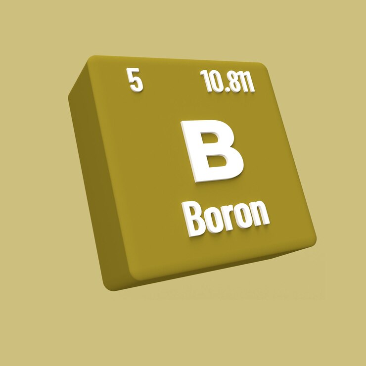 Icono de boro en 3D