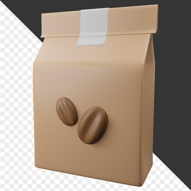 PSD icono del café en 3d