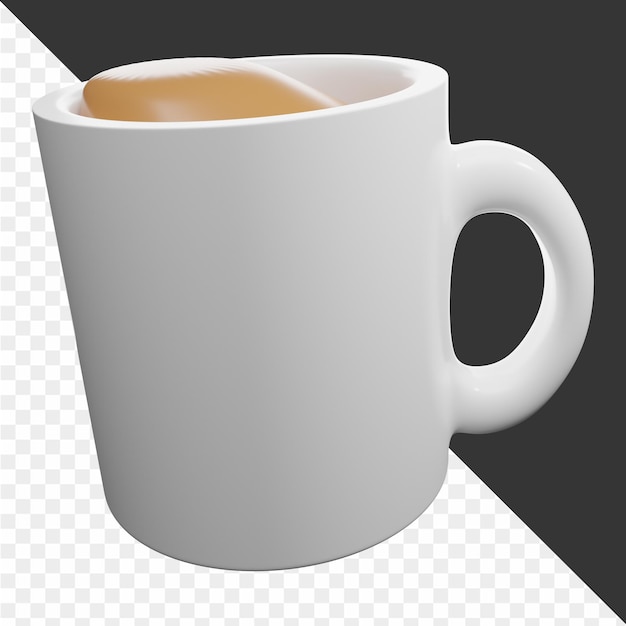 PSD icono de cafetería 3d