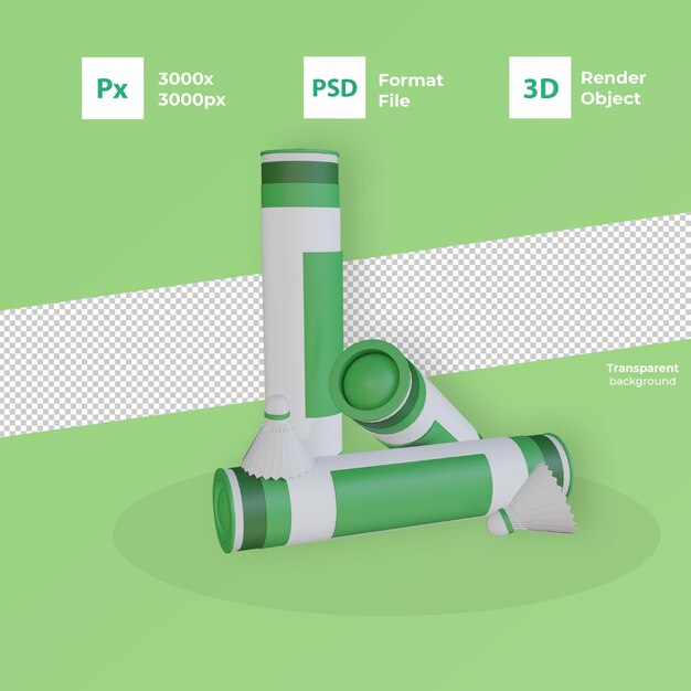 Icono de caja de volante de renderizado 3D con fondo transparente