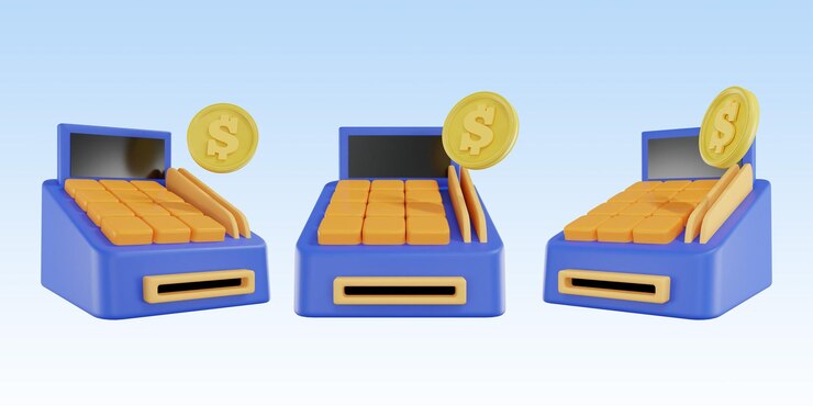PSD icono de cajero automático 3d
