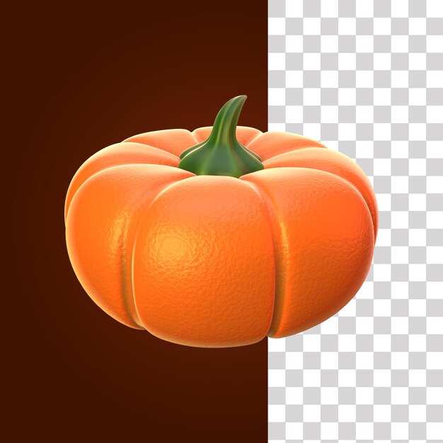 PSD el icono de la calabaza en 3d