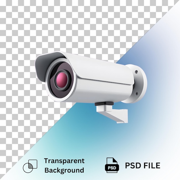 Icono de la cámara de CCTV Ilustración de renderizado 3D con capa ultra