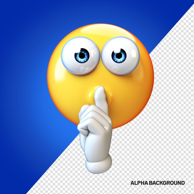 PSD el icono de la cara del emoji 3d es gracioso
