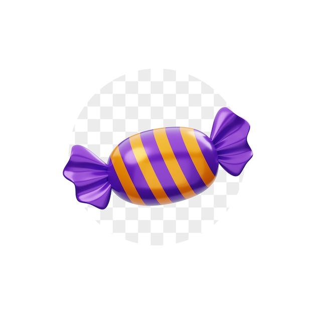 PSD icono de caramelo 3d