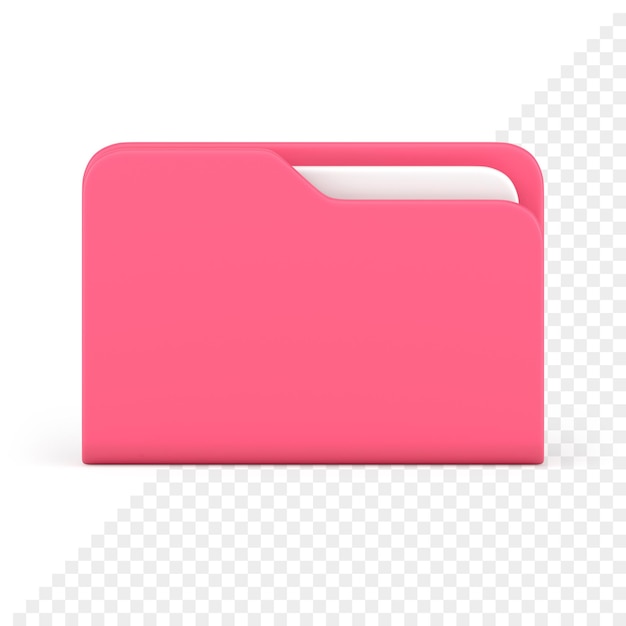 PSD icono de carpeta 3d