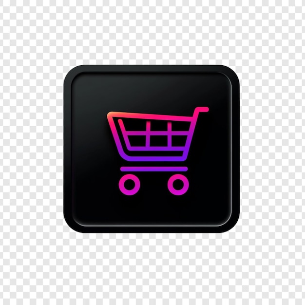 Icono del carrito de compras Un diseño moderno y elegante para el comercio electrónico