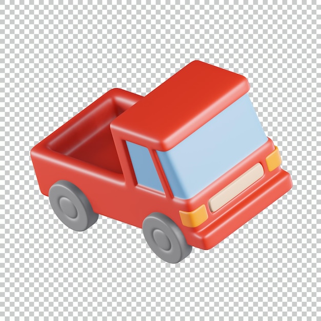 Icono de carro 3d