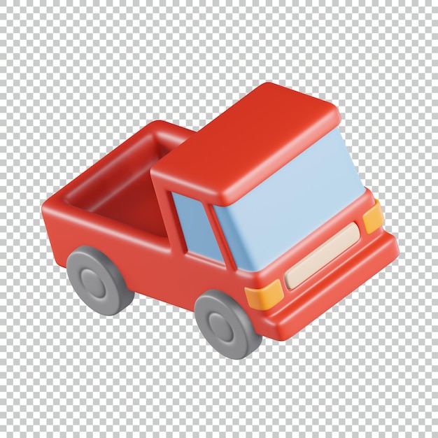 PSD icono de carro 3d