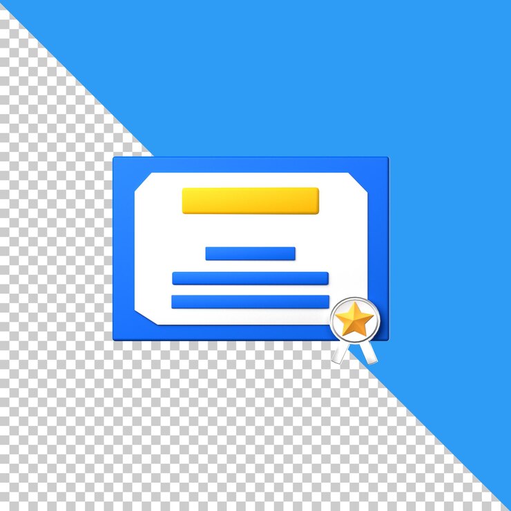 PSD icono de la carta aislado en el fondo transparente