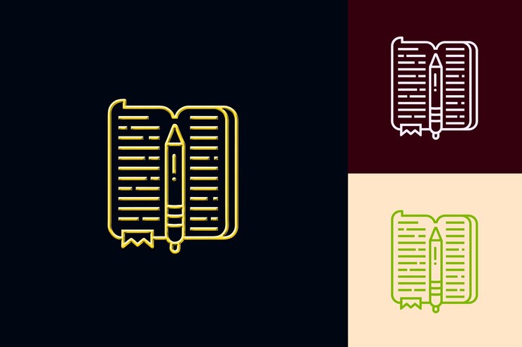 PSD icono de citas con un contorno de citas dobles y un diseño de citas diseños de iconos minimalistas abstractos