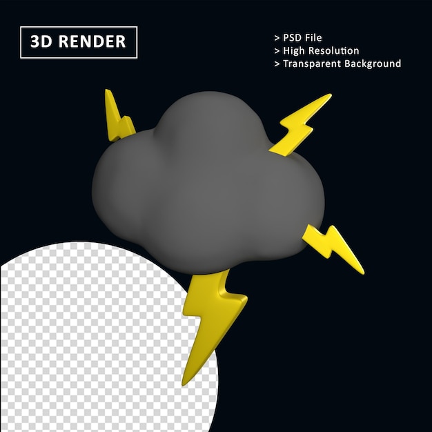 PSD icono de climas 3d