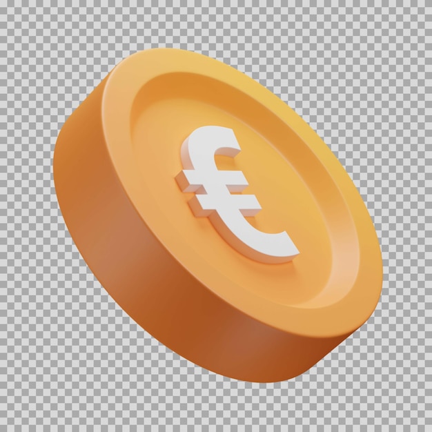 Icono de color dinámico euro 3d