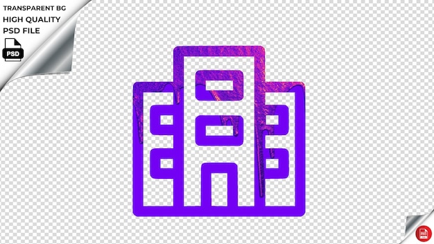 PSD un icono colorido de una computadora con una serie de números