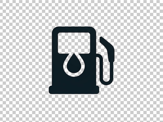 PSD icono de combustible en un fondo transparente