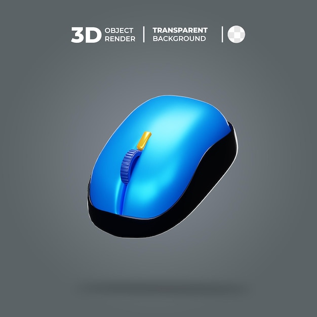 Icono de computadora ratón 3d