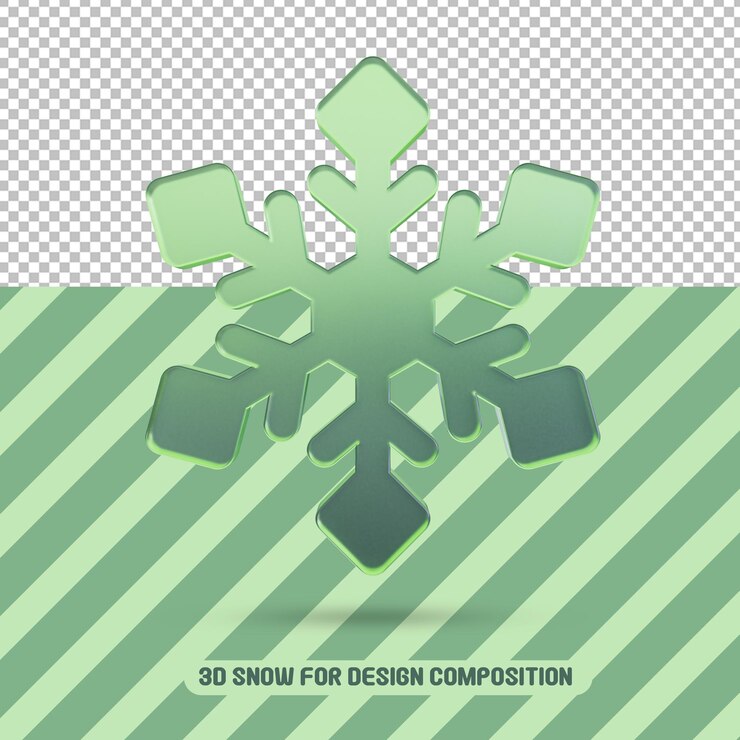 Icono congelado 3D