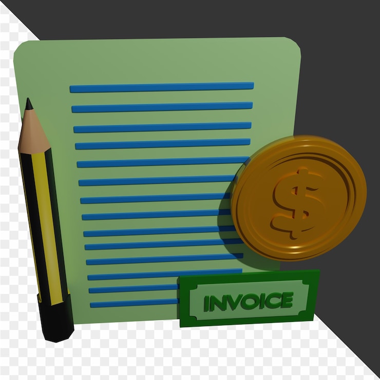 PSD icono de contabilidad 3d