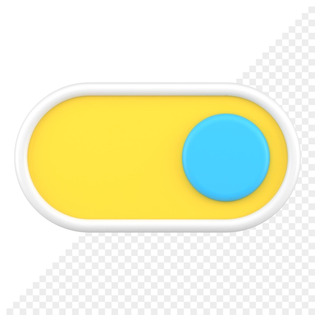 Icono de control deslizante 3d