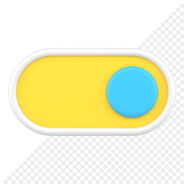 PSD icono de control deslizante 3d