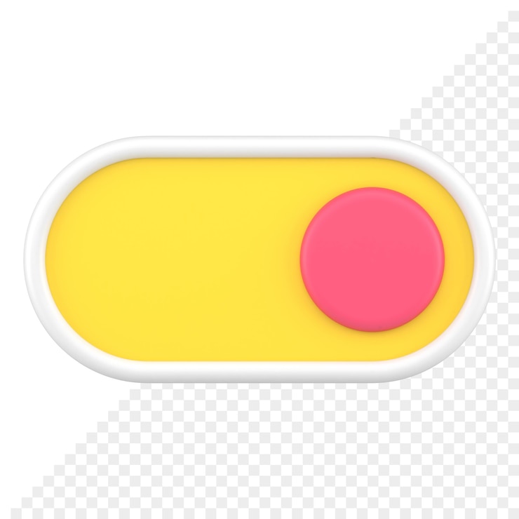 PSD icono de control deslizante 3d