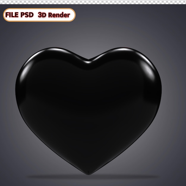 PSD icono del corazón