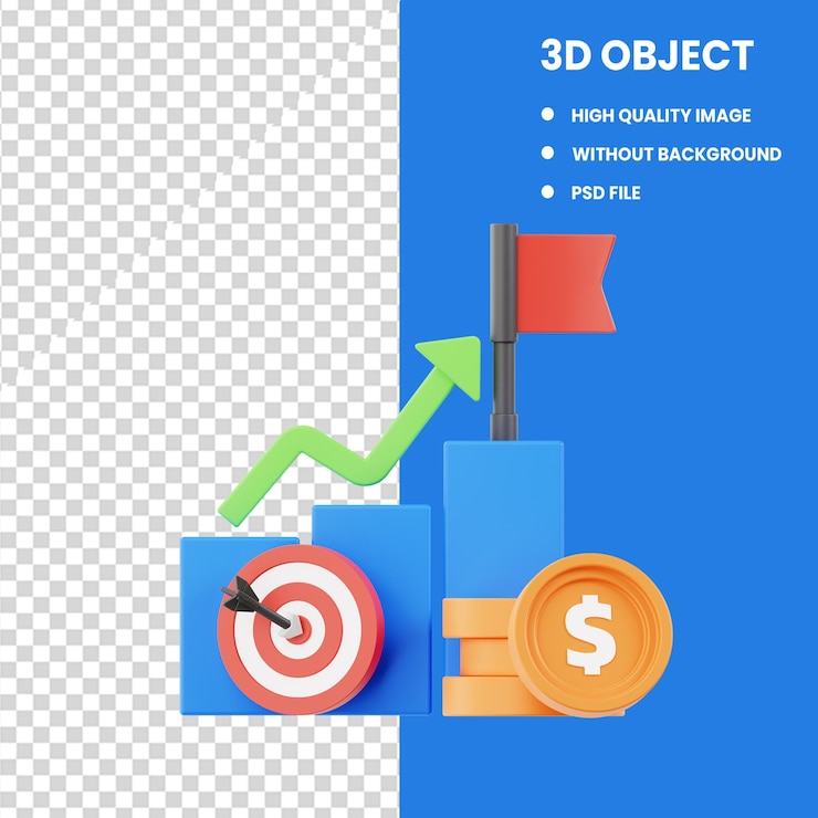 PSD icono de crecimiento