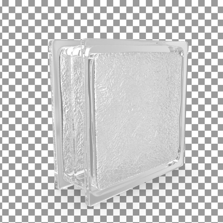 PSD icono de cubo de hielo psd 3d sobre fondo aislado y transparente