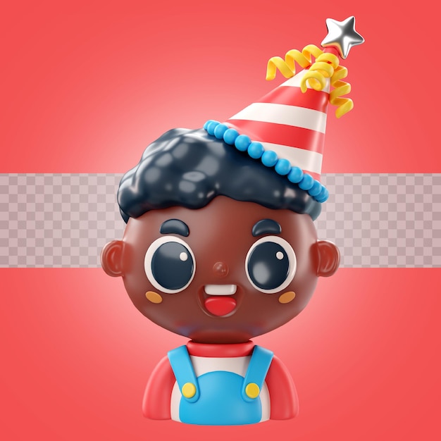 PSD icono de cumpleaños 3d