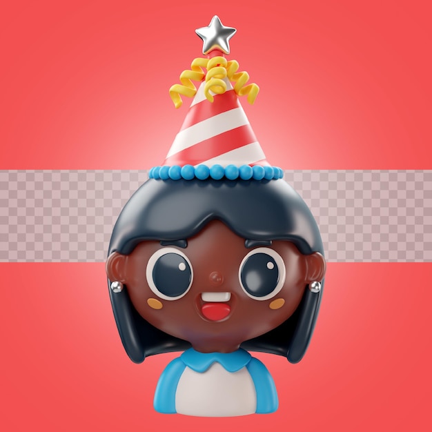 Icono de cumpleaños en 3d