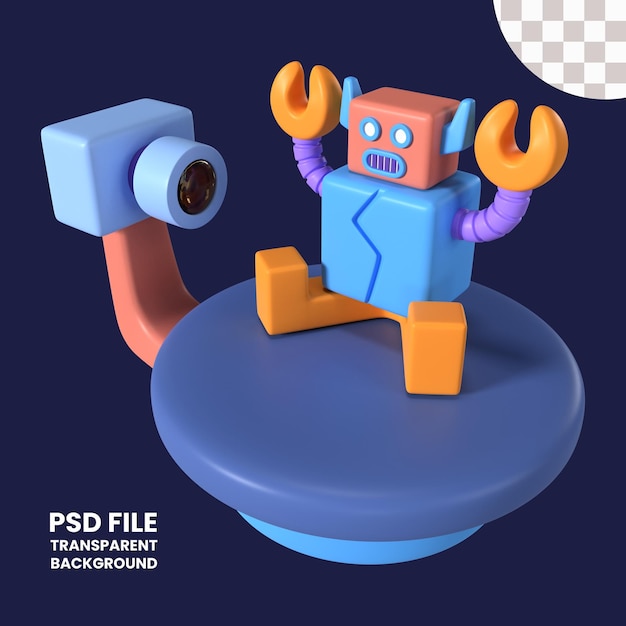 Ícono de Ilustração 3D de Fotogrametria