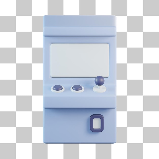 Ícono de máquina de jogos 3D