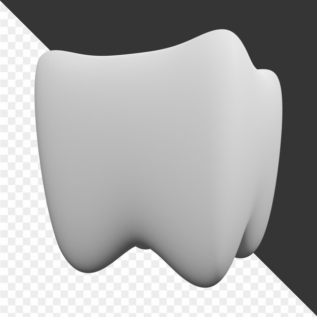 El icono del dentista en 3d