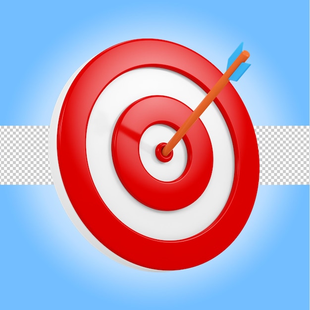 Icono de destino 3d
