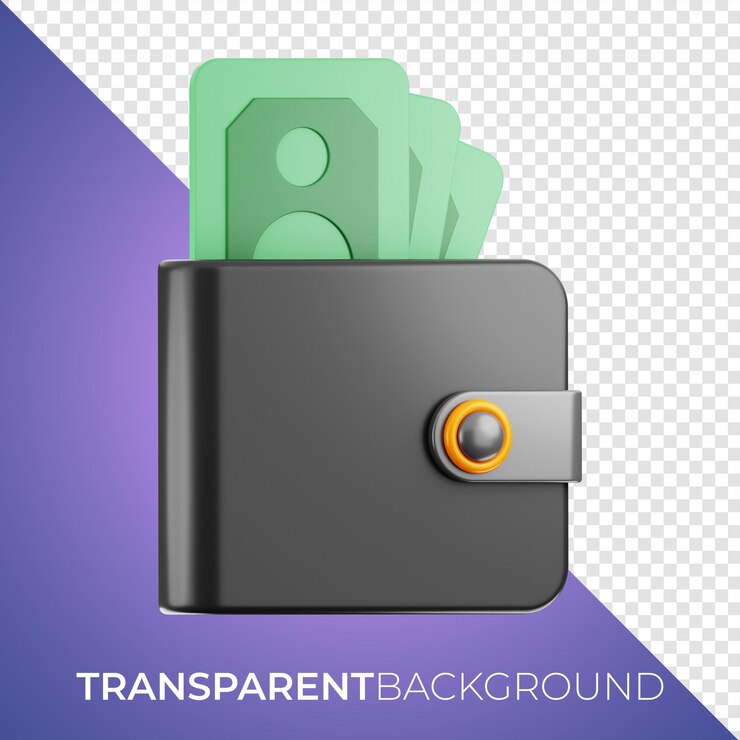 PSD icono de dinero de compras en línea premium renderización 3d en fondo aislado png