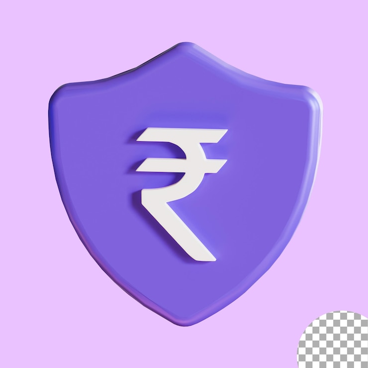 PSD icono de dinero seguro 3d