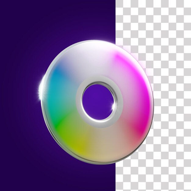 PSD icono de dvd 3d