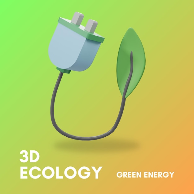 PSD icono de ecología