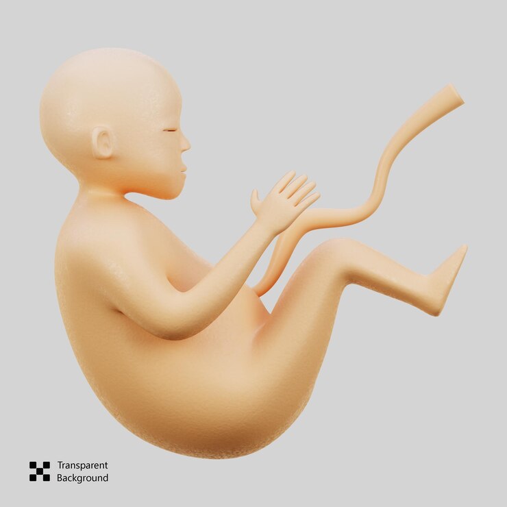PSD icono del embrión en 3d