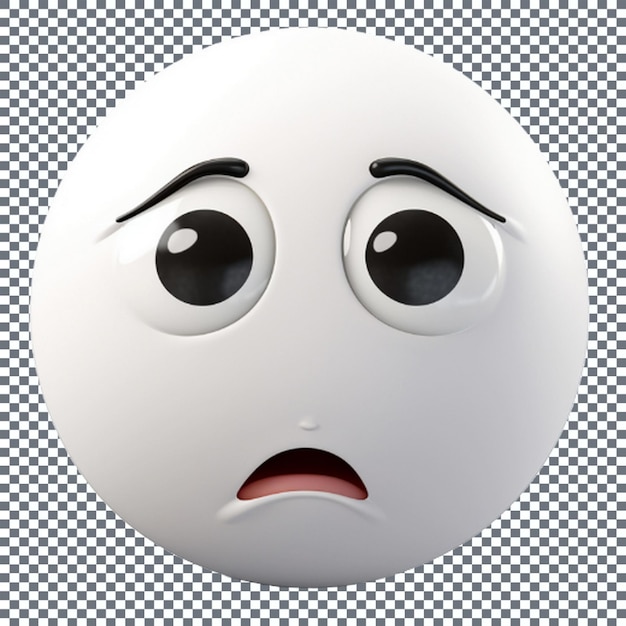 PSD el icono de emoji sonriente el icono sonriente emoji con emociones expresión facial renderización 3d