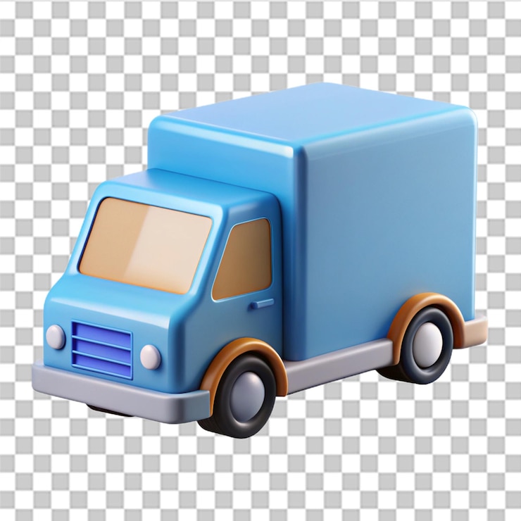 PSD icono de entrega rápida aislado en fondo blanco envío expreso icono de camión de envío movimiento rápido icono de moda en estilo 3d se puede usar para muchos propósitos