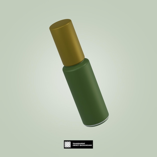 icono de esmalte de uñas cosmético 3d