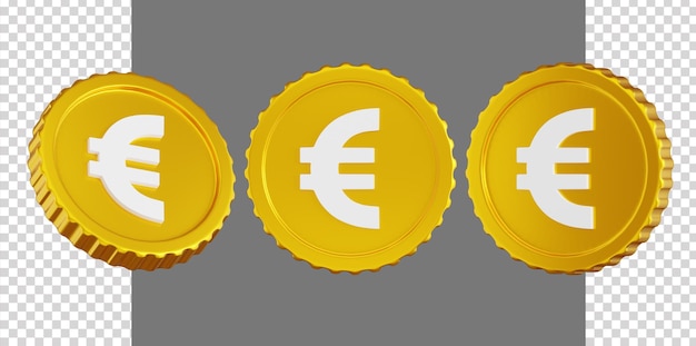 icono euro 3d