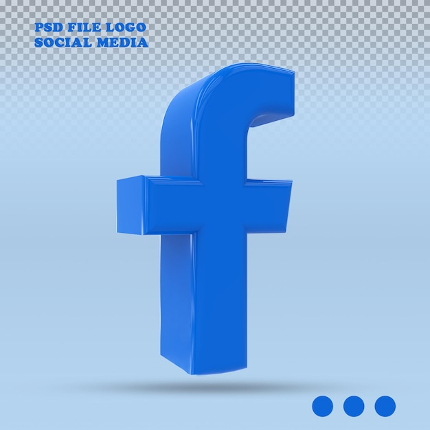 Icono de facebook logos de la colección de redes sociales en estilo moderno